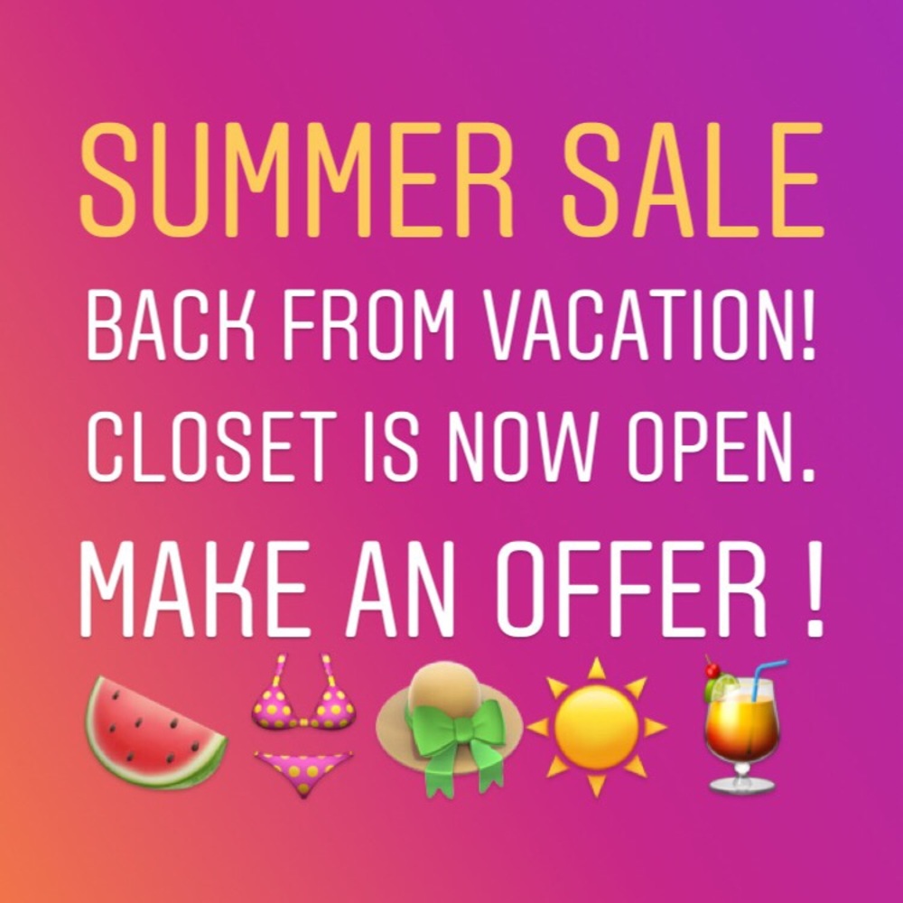 Summer sale